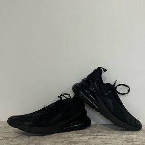 Nike Men's All-Black Air Max 270 React Sneakers